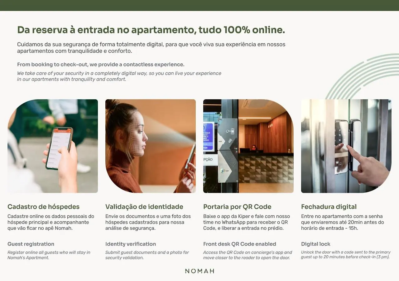 Nomah - Aptos por Temporada em Higienópolis Apartamento São Paulo